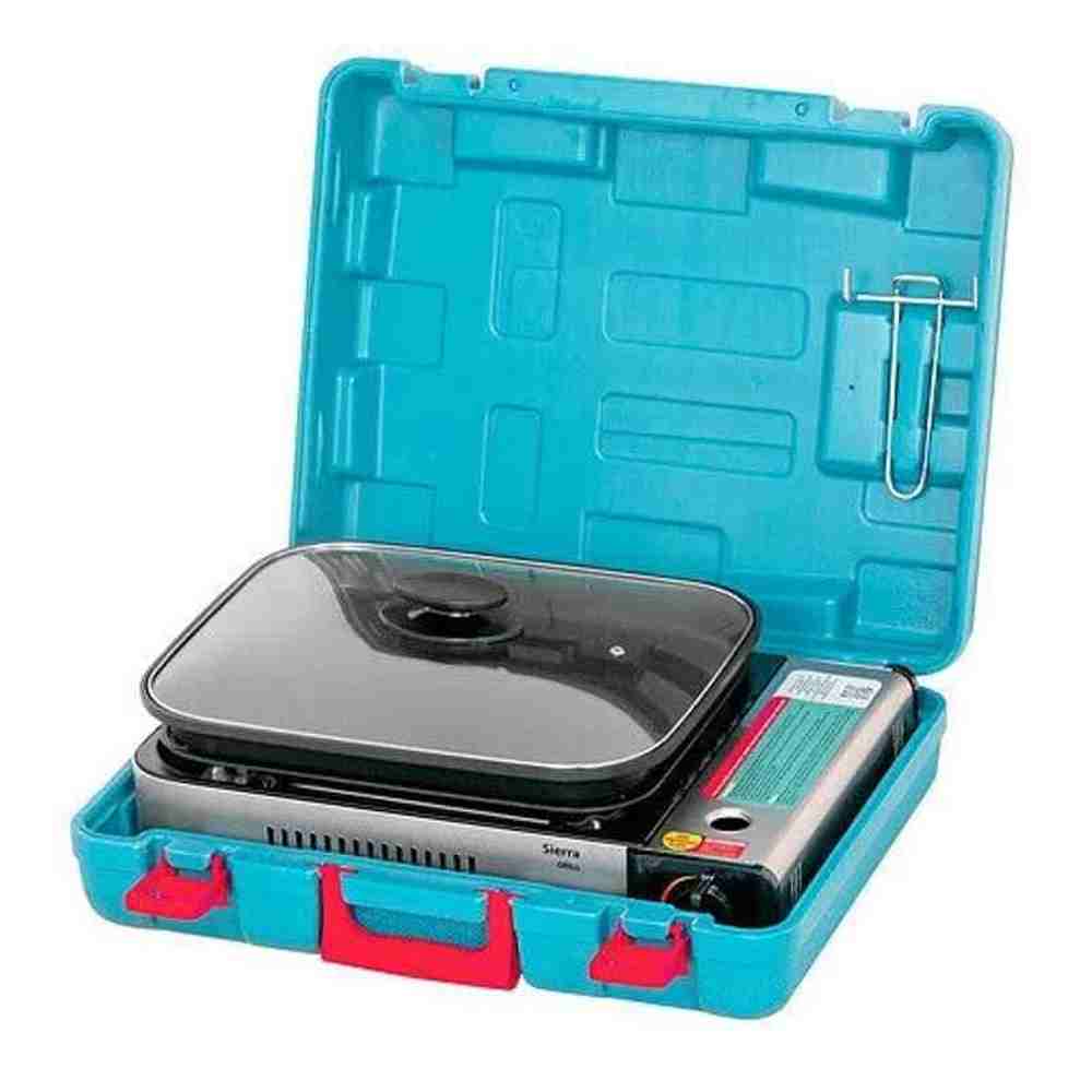 Kempingový plynový gril + 16 kartuší